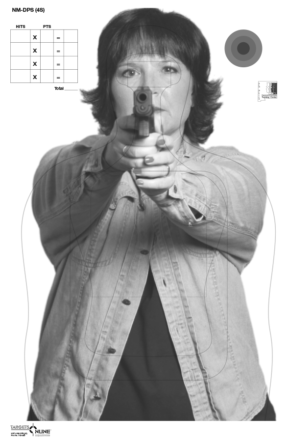 Handgun Threat 9 NM DPS - Paper - Click Image to Close