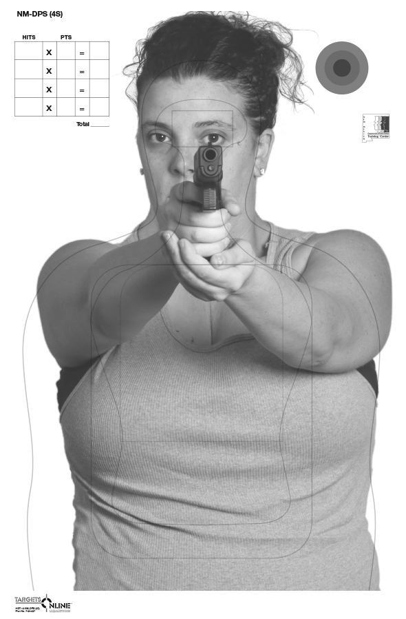 Handgun Threat 19 NM DPS - Paper - Click Image to Close