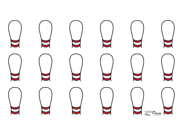 Bowling Pin Heads - Card Stock - Click Image to Close