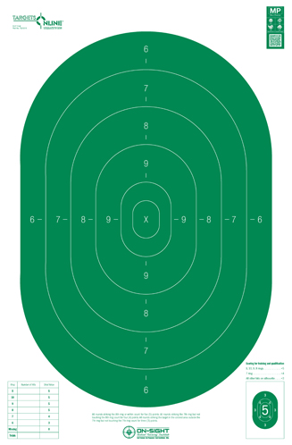 B 27 Oval Card Stock 0 80 Targetsonline Time For A Better Target