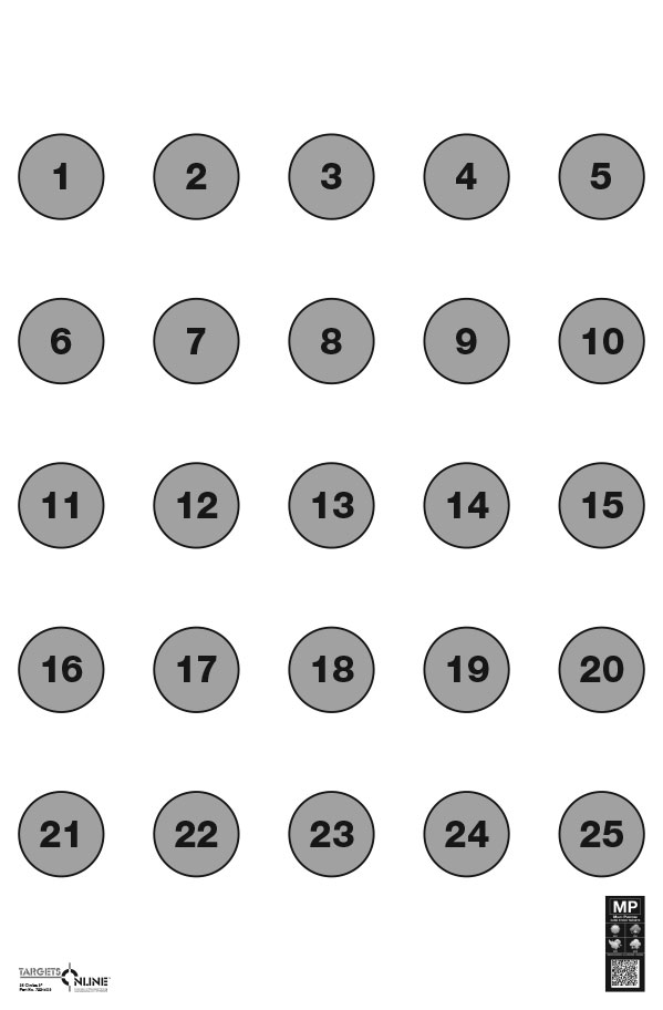 25 Circles 3" Diameter - Card Stock - Click Image to Close
