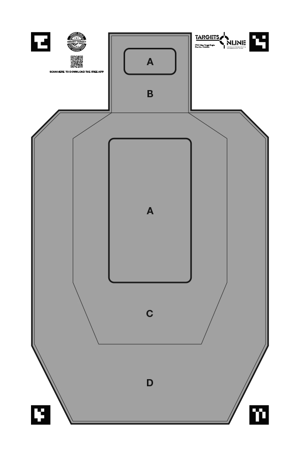 IPSC - GREY Target Eagle