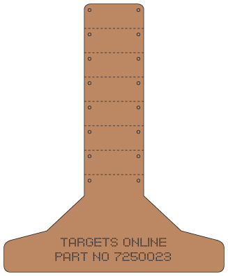 Target Hanger - Chipboard