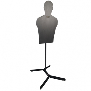 Full Size Human Silhouette Rifle Target - Armor Post - Click Image to Close